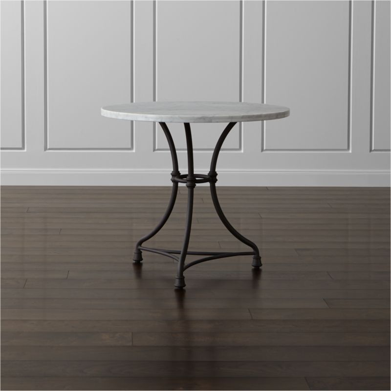 French Kitchen Round Bistro Table | Crate and Barrel