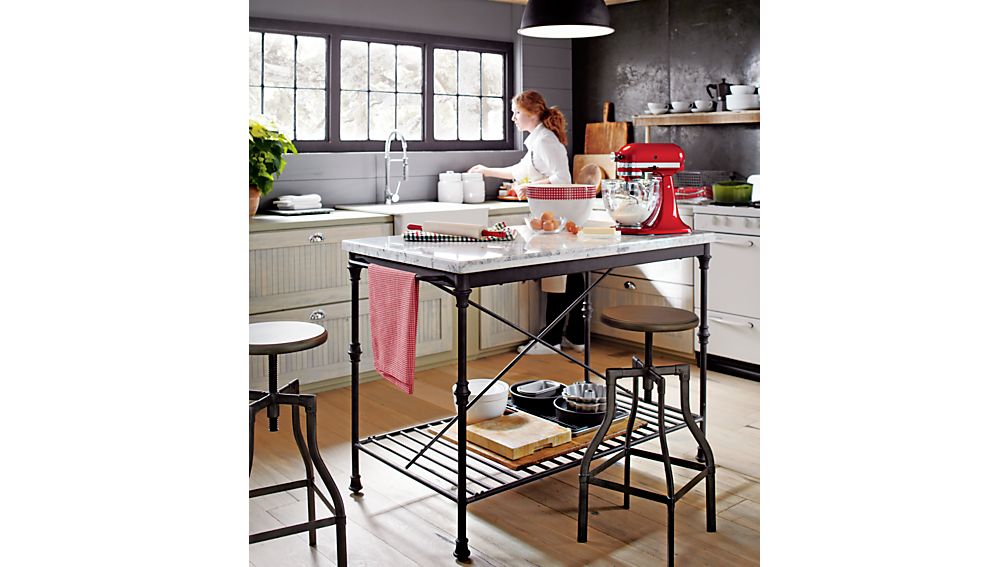 French Kitchen Island Crate and Barrel
