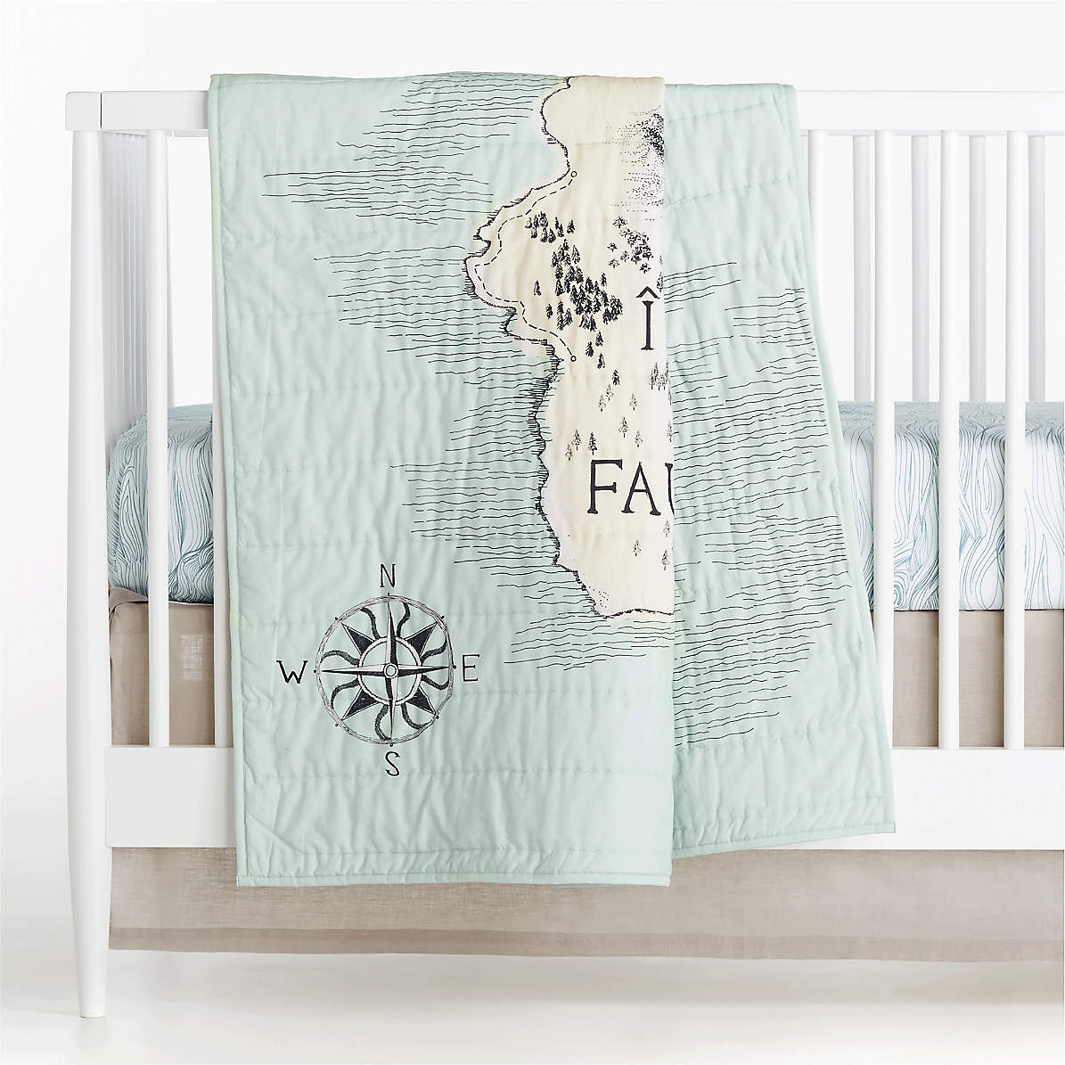 organic crib quilt