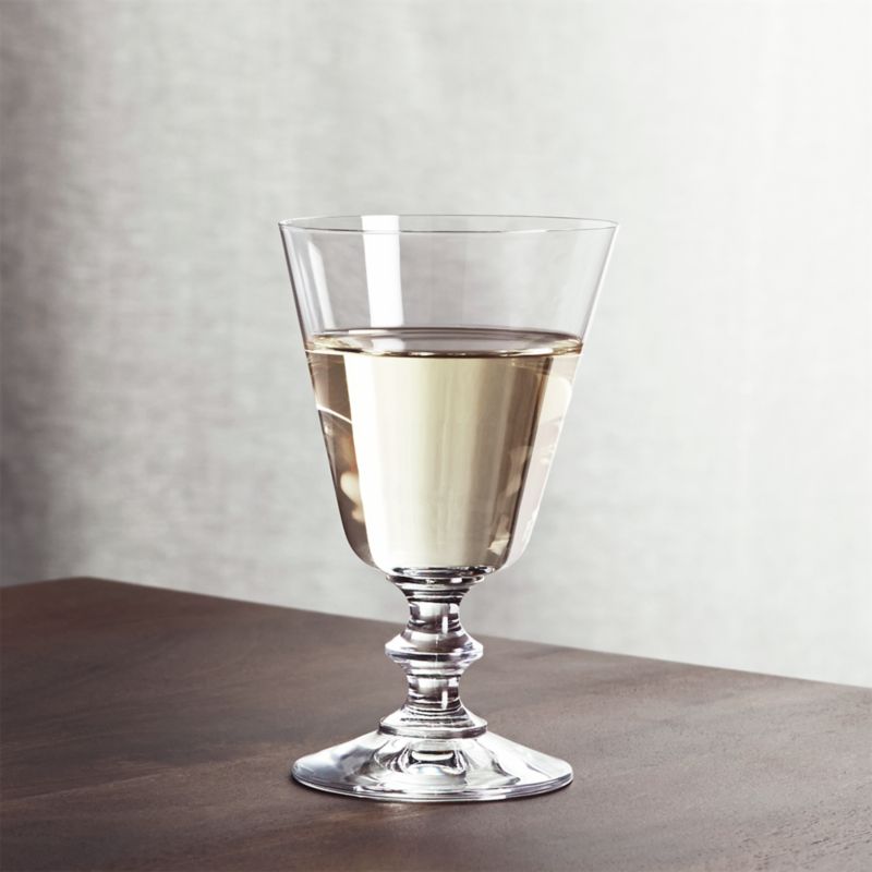 Shop French Wine Glass + Reviews | Crate and Barrel from Crate and Barrel on Openhaus