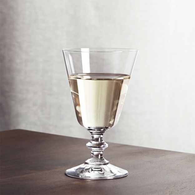 French wine glasses or goblets - Crate and Barrel.