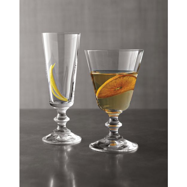 French Wine Glass in Wine Glasses + Reviews Crate and Barrel