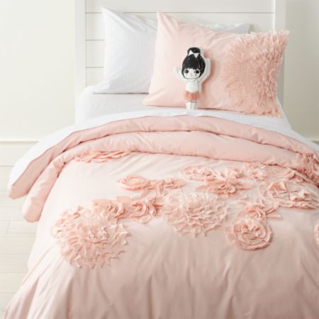 Fresh Cut Floral Twin Duvet Cover Reviews Crate And Barrel