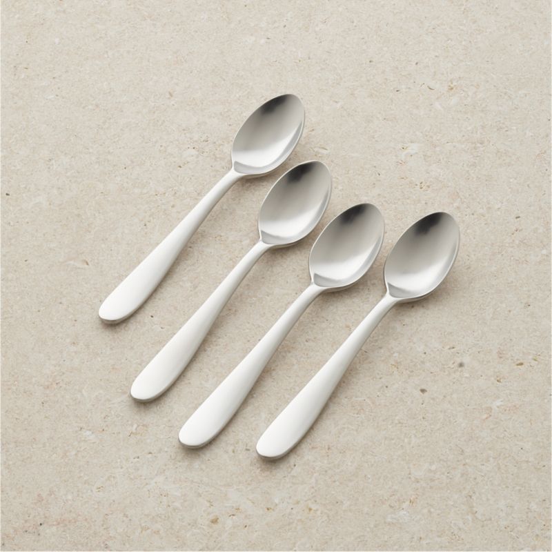 Set of 4 Fusion Coffee Spoons + Reviews Crate and Barrel