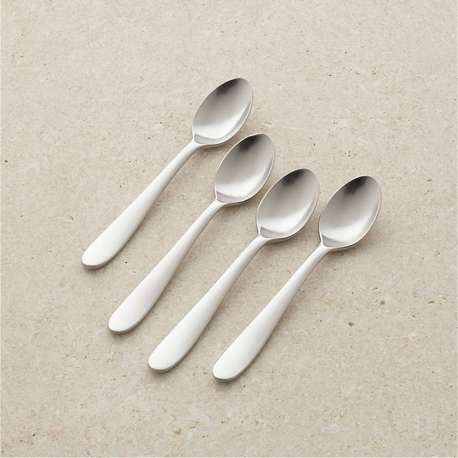 Set of 4 Fusion Coffee Spoons + Reviews Crate and Barrel