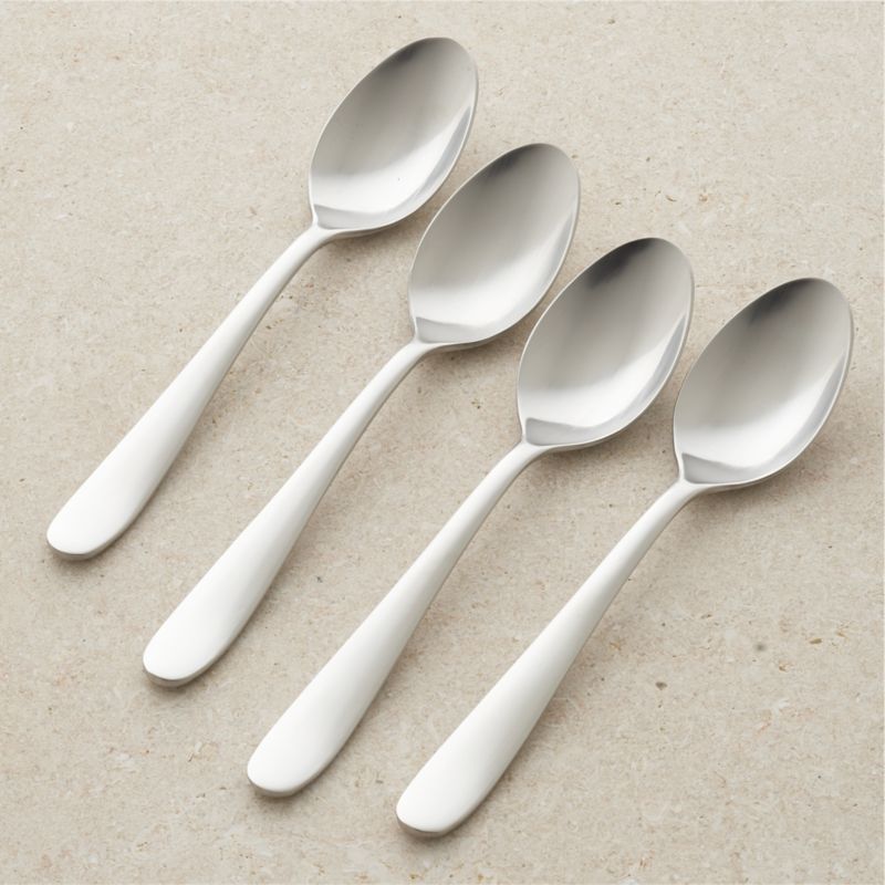 Set of 4 Fusion Dinner Spoons + Reviews Crate and Barrel