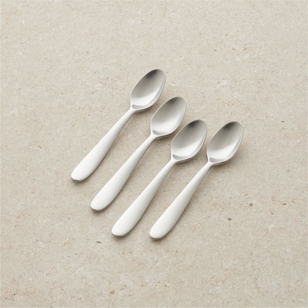 Set of 4 Fusion Espresso Spoons + Reviews Crate and Barrel
