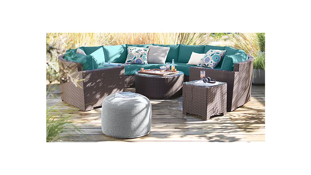 Ventura Umber Round Coffee Table Crate And Barrel Ventura Umber Round Coffee Table