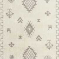 Gabey Figures Wool Dark Beige Kids 12"x18" Rug Swatch