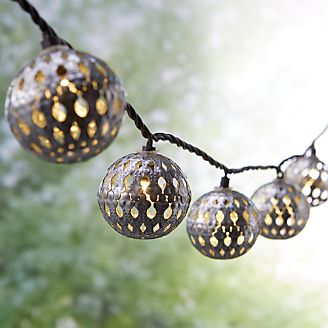 Moroccan lantern string lights