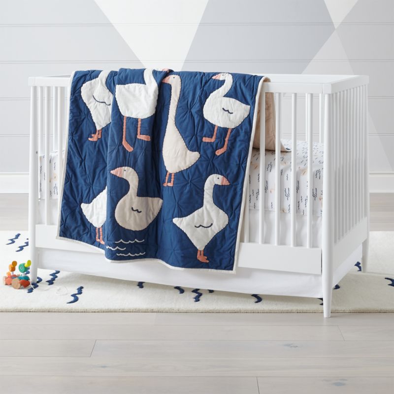 crate and barrel baby bedding