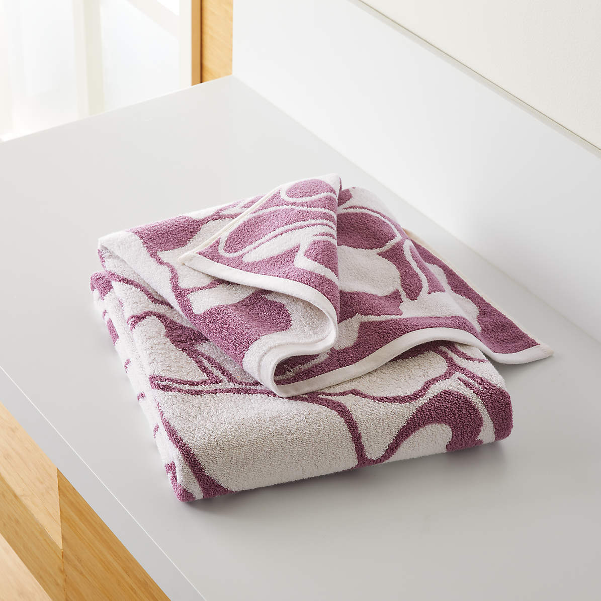 mauve bathroom towels