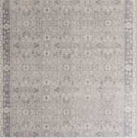Geneva Performance Traditional Blue Handknotted Rug Swatch 12"x18"