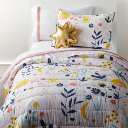 Genevieve Gorder Twin Floral Quilt Reviews Crate And Barrel