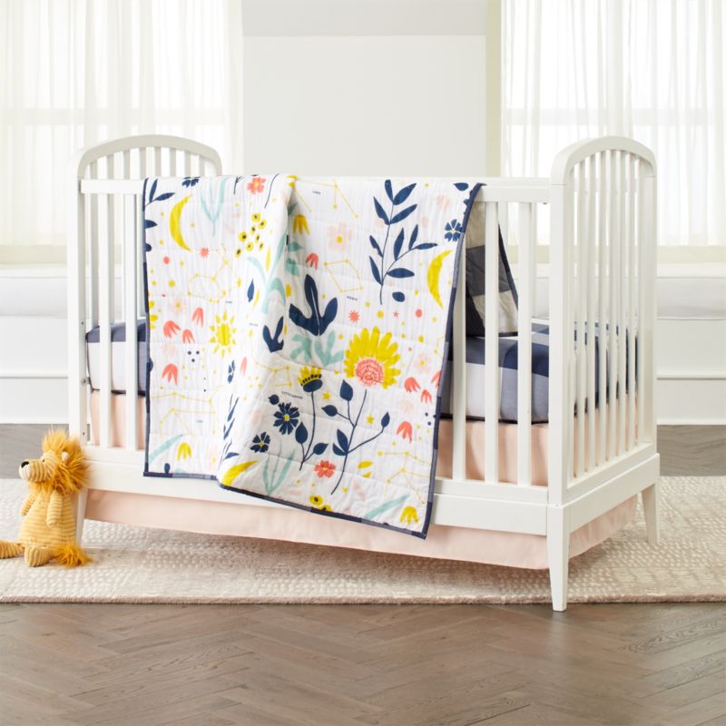 Genevieve Gorder Floral Crib Bedding | Crate and Barrel