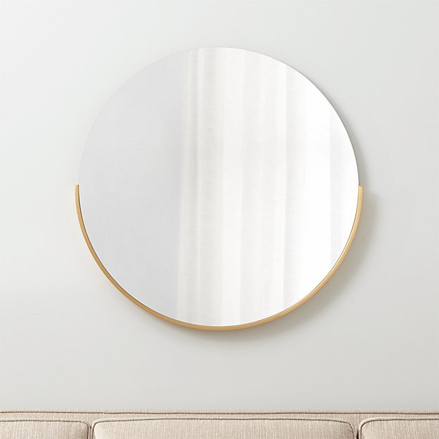 Round Wall Mirrors gerald small round wall mirror | crate and barrel Round Wall Mirrors gerald small round wall mirror | crate and barrel