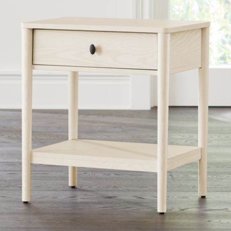 Gia Cream Ash Nightstand Reviews Crate And Barrel Canada