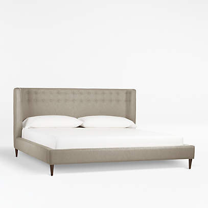 Gia Upholstered California King Bed Reviews Crate And Barrel Canada