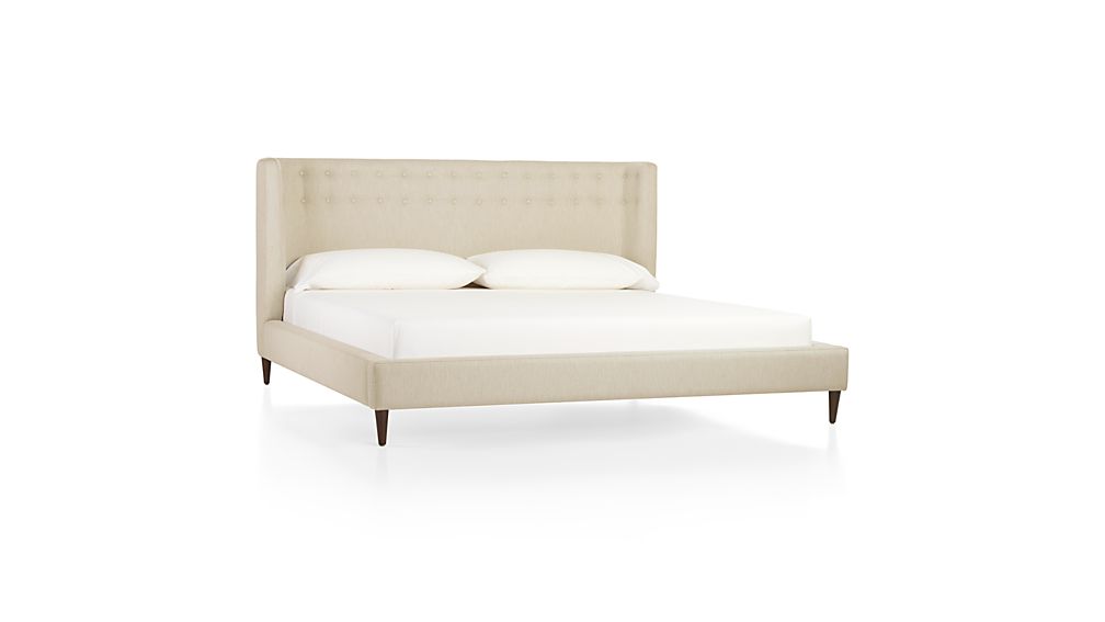 Gia Upholstered King Bed Crate and Barrel