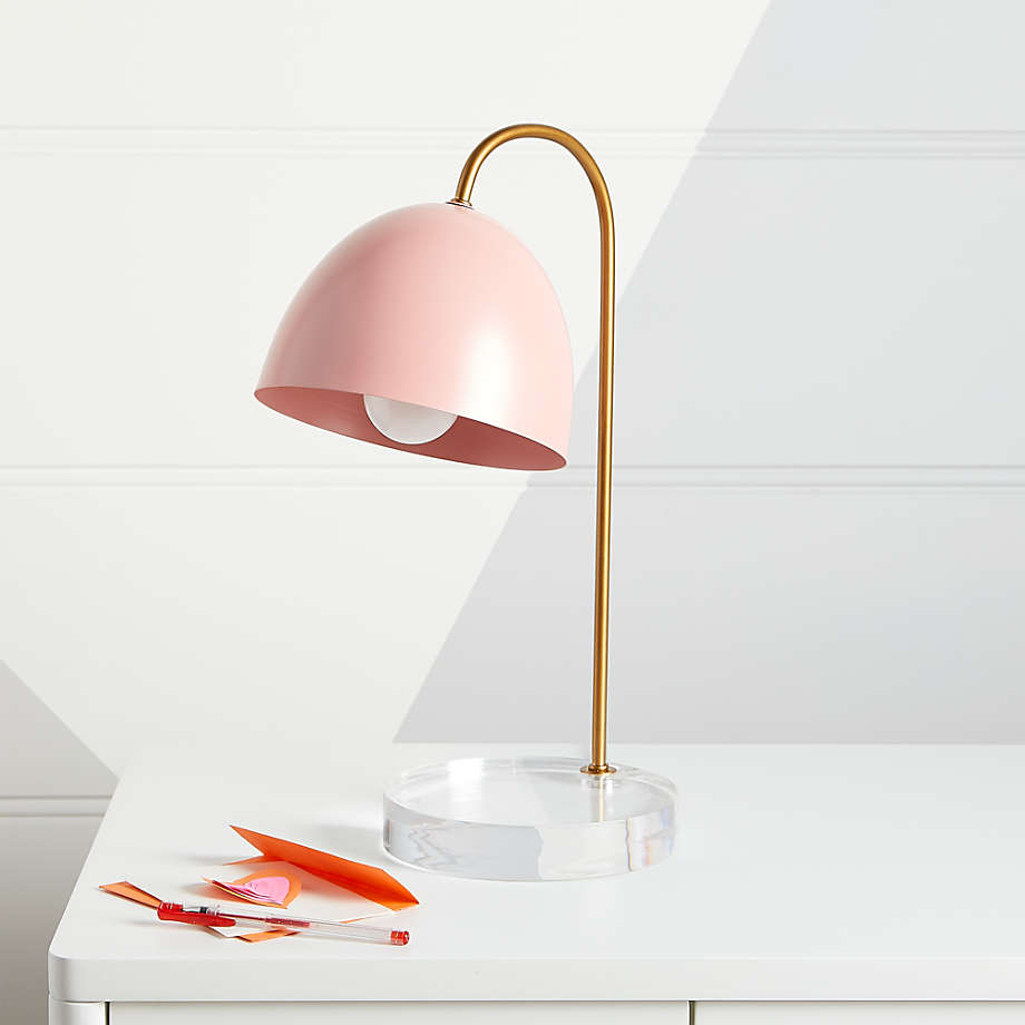 pink table lamp