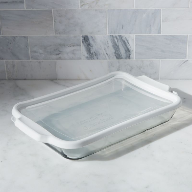 Glass Bake and Store Rectangular Casserole Dish + Reviews Crate and