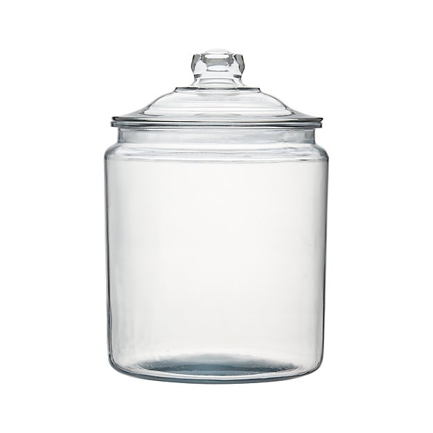 Heritage Hill Gl Jars With Lids Crate And Barrel