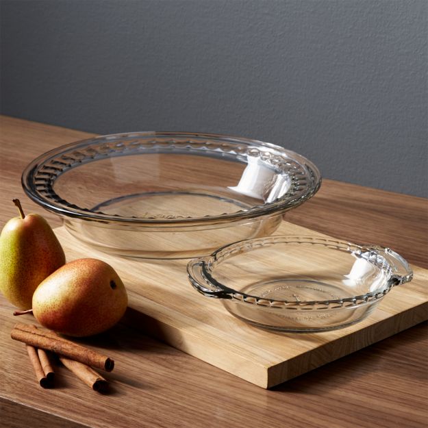 Deep Glass Pie Dish Crate and Barrel