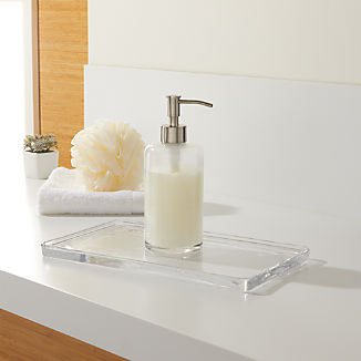 Bathroom Accessories And Furniture Crate Barrel Gl Soap Pump
