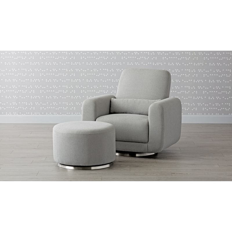 swivel rocking chair with ottoman