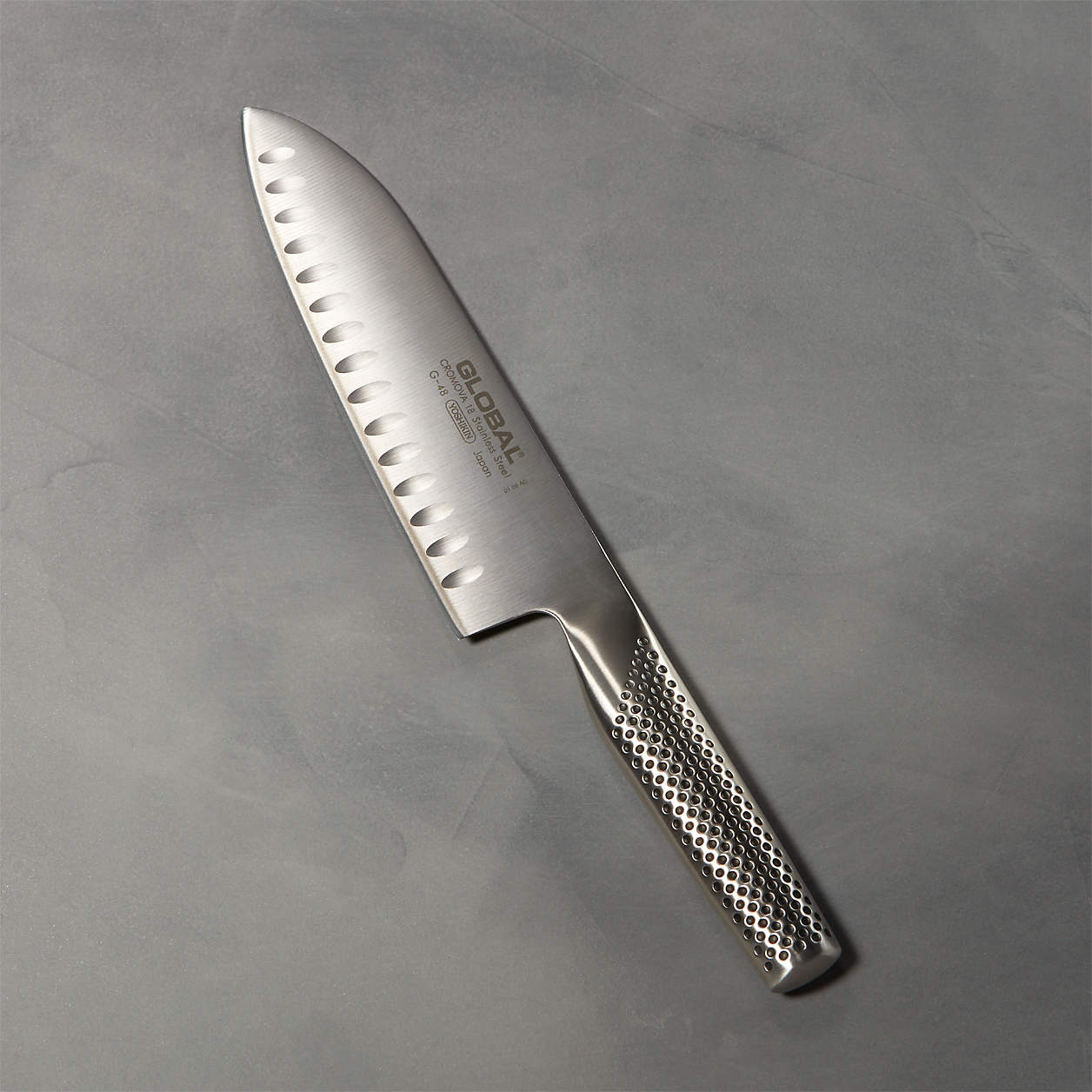 Global 7" HollowGround Santoku Knife + Reviews Crate and Barrel