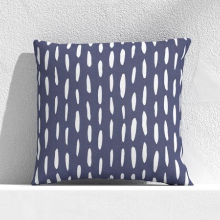 Global Dash Navy 20 Outdoor Pillow Crate And Barrel