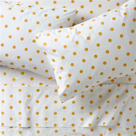 gold dot sheets queen