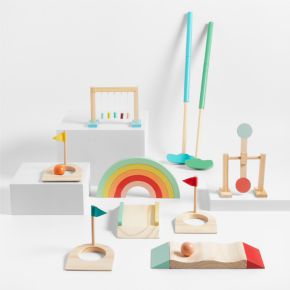 Image of Wonder & Wise by Asweets Good Wood Kids Mini Golf Set