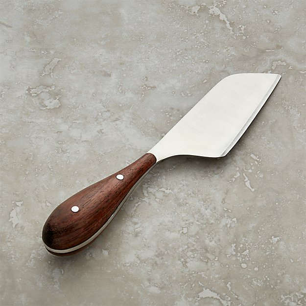Rosewood Hard Cheese Knife Crate and Barrel