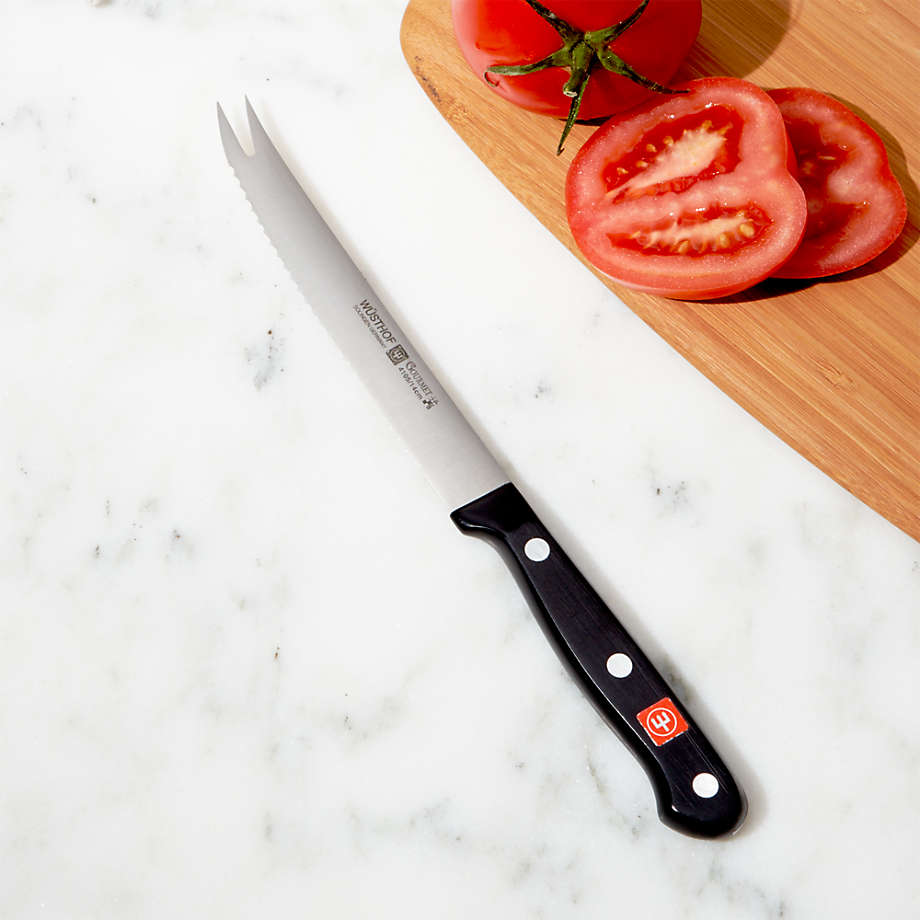 Wüsthof Gourmet 5" Tomato Knife + Reviews Crate and Barrel