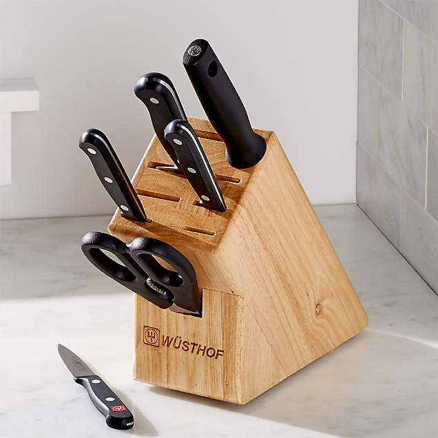Wüsthof Gourmet 7Piece InDrawer Knife Set + Reviews Crate and Barrel