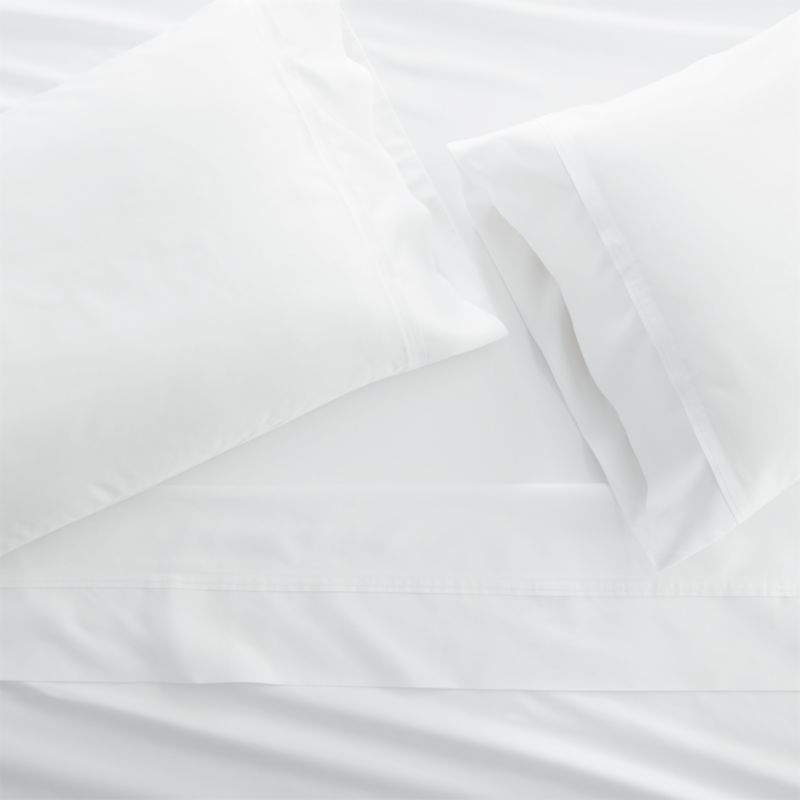 Grace Snow Sheets and Pillow Cases Crate and Barrel