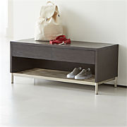 Entryway Shoe Benches Crate And Barrel