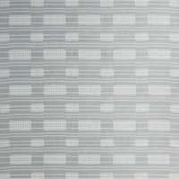 Graphic Stripe Mist Blue Hand Woven Flatweave Kids Performance 12"x18" Rug Swatch