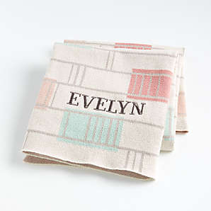 personalized stroller blanket
