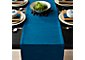 Grasscloth 90" Corsair Blue Table Runner