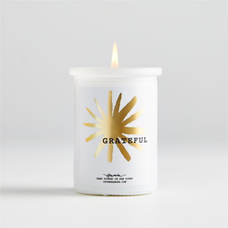 Grateful Candle 6oz + Reviews Crate and Barrel