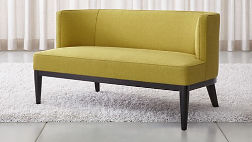 Sofas Couches And Loveseats Crate Barrel Grayson Settee