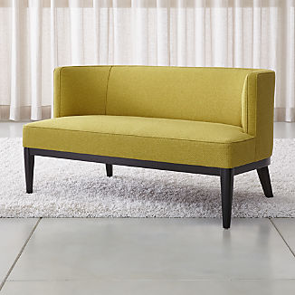 Settees Crate And Barrel Grayson Settee
