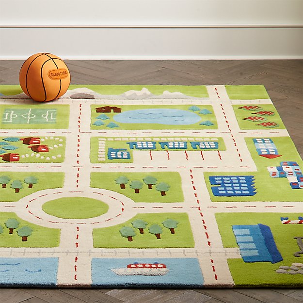 crate and kids play mat