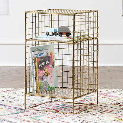 Kids On The Grid Gold 2 Cube Nightstand Reviews Crate And Barrel Canada