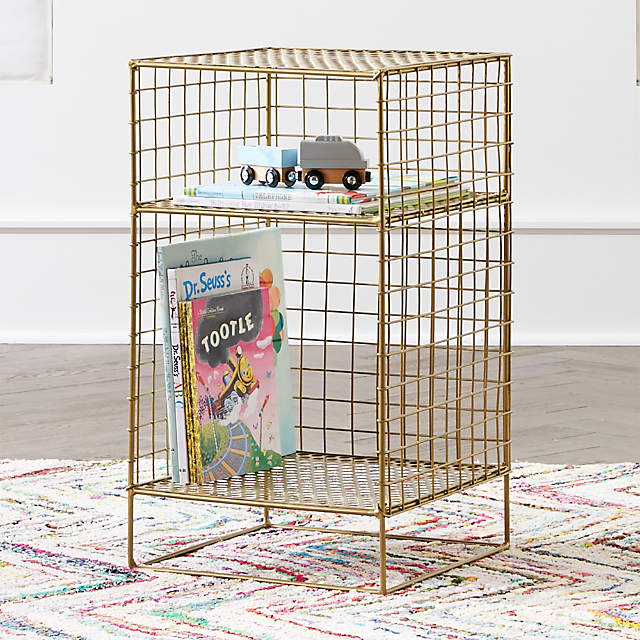 Kids On The Grid Gold 2 Cube Nightstand Reviews Crate And Barrel
