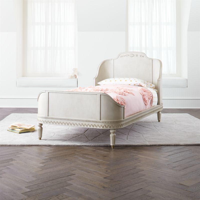 gustavian bed | crate and barrel