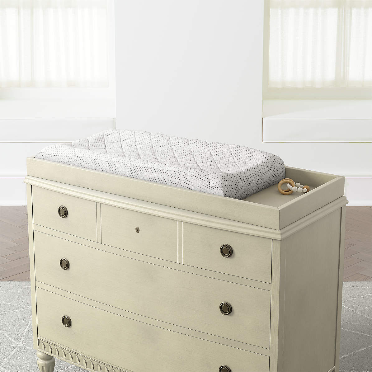 crate and barrel baby changing table