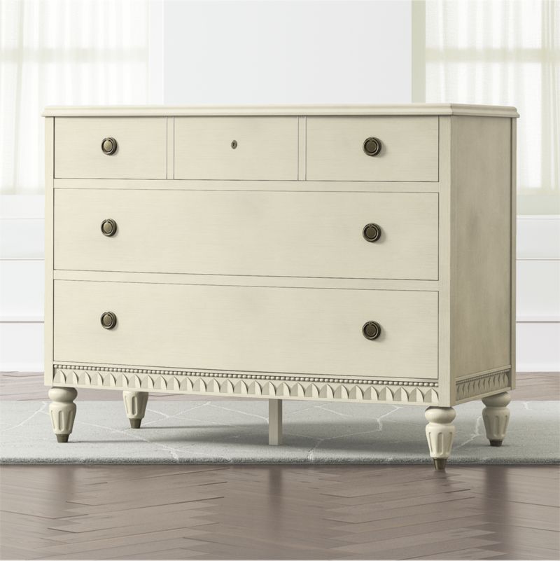 Kids Gustavian 3 Drawer Dresser Reviews Crate And Barrel